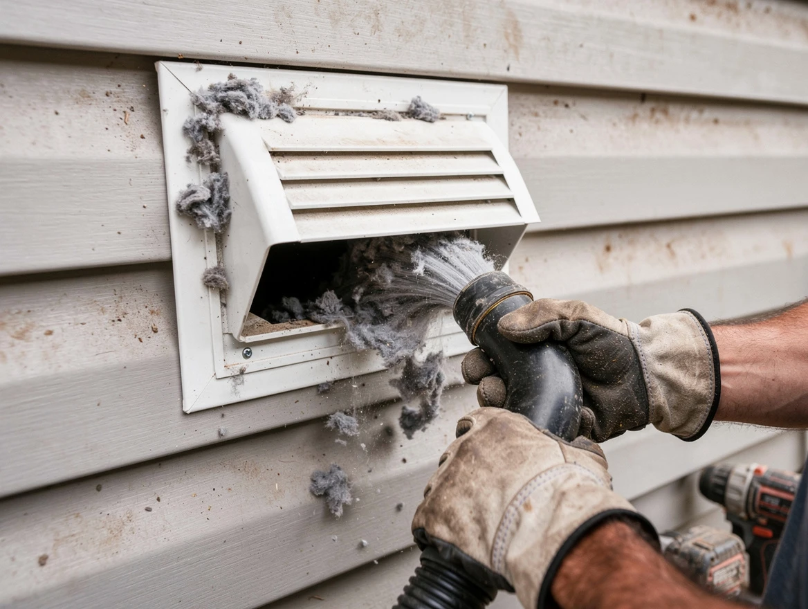 Professional dryer vent cleaning by Highland Dryer Vent Cleaning in Highland