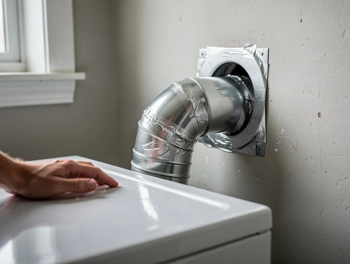 Highland Dryer Vent Cleaning expert performing professional dryer vent repair and installation in Highland