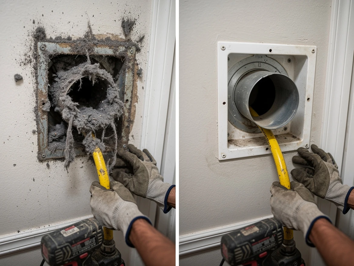 Expert gas dryer vent cleaning by Highland Dryer Vent Cleaning in Highland