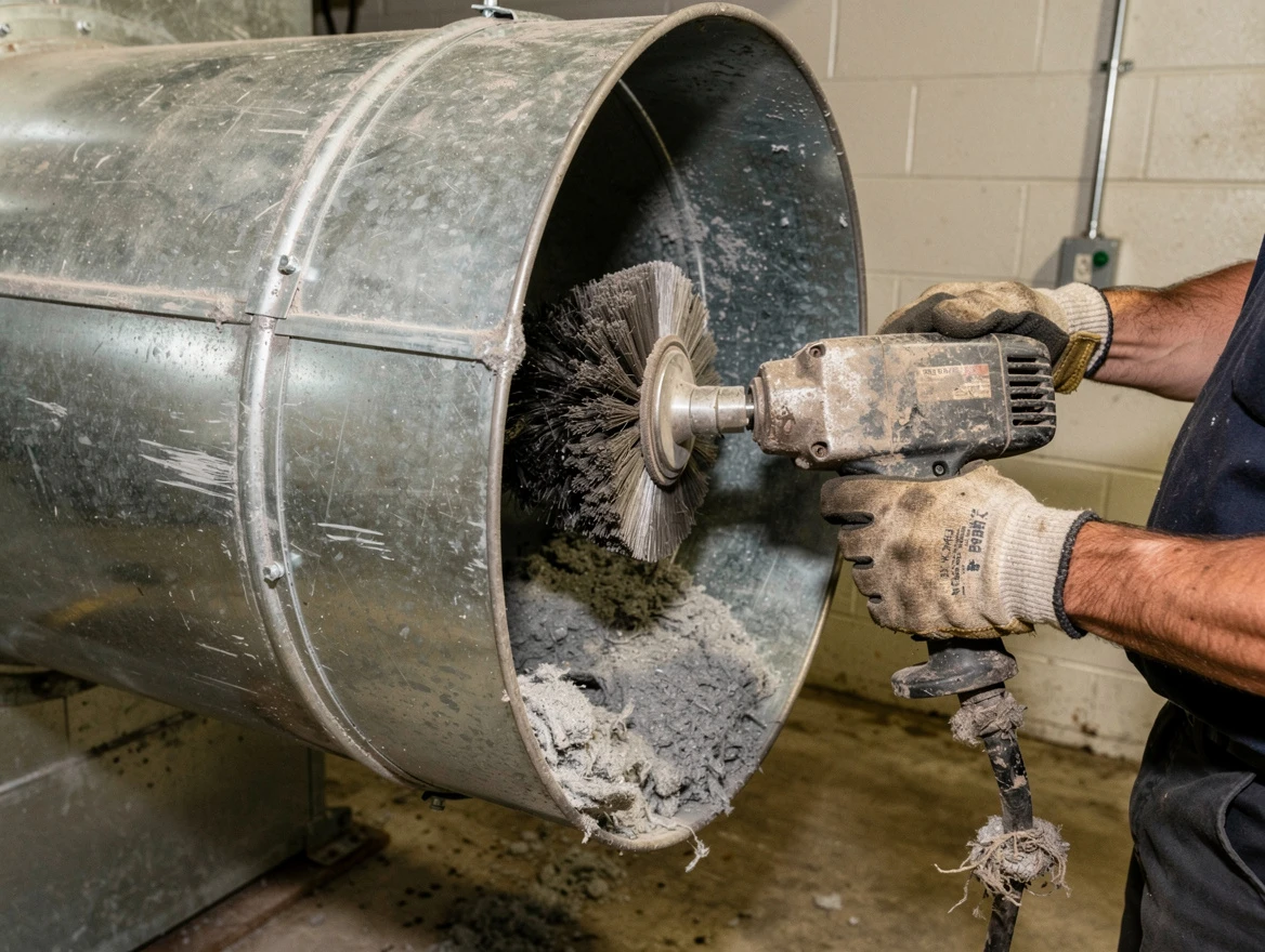 Industrial-grade dryer vent cleaning by Highland Dryer Vent Cleaning in Highland