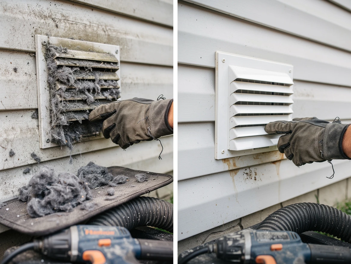 Residential dryer vent cleaning by Highland Dryer Vent Cleaning in Highland